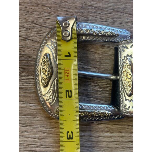 Vintage Southwestern Pastel Embroidered Western Belt Women\'s T-80 27 - 31\